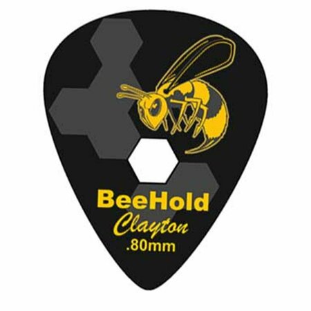 CLAYTON Beehold Standard Guitar Picks- 0.80 mm, 6PK BHS80/6